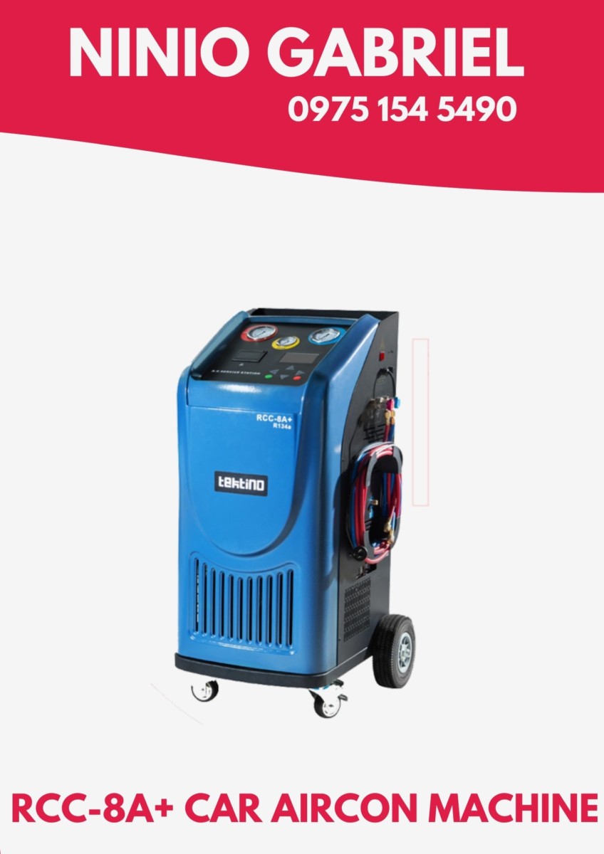 Tektino RCC-8A+ Car A/C Service Machine Dealer in the Philippines